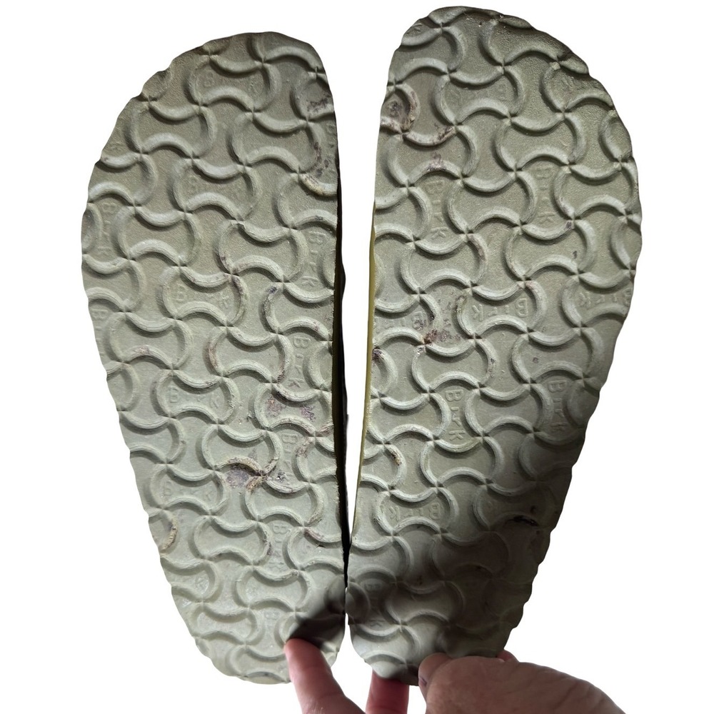 Birkenstock Arizona Big Buckle Patent Mud Green Sandals EU 38 US 7 Women - Picture 4 of 7